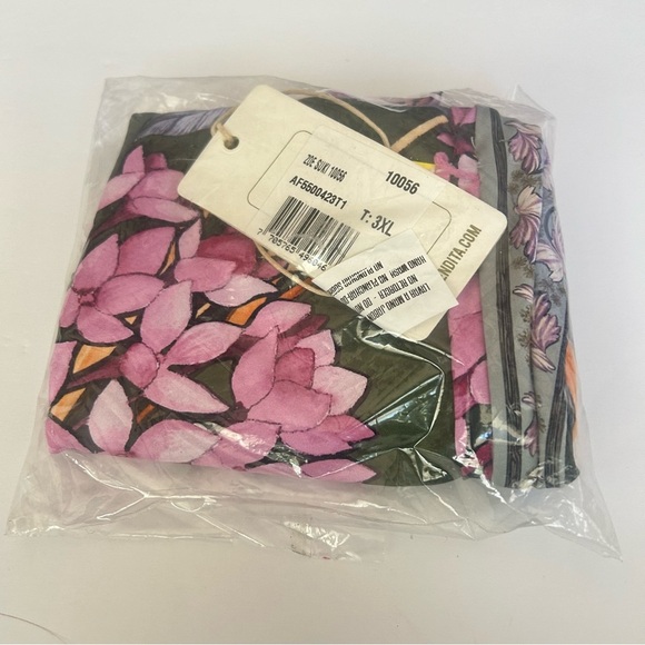 NWT Agua Bendita Zoe Handcrafted Reversible Bikini Bottom Floral Size 3XL - Picture 6 of 8